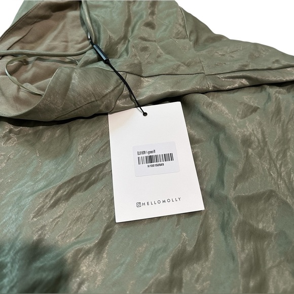 NWT CRASHING PROM MIDI DRESS GREEN Medium - Picture 11 of 14